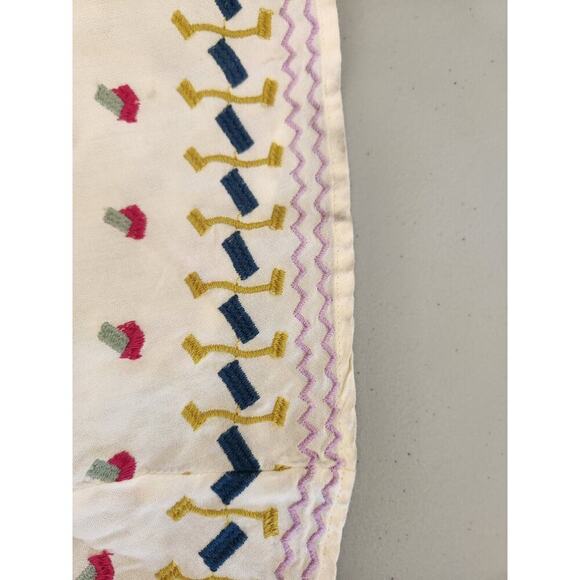 NWD By Anthropologie Embroidered Maxi Dress Size S Ivory #9E419 - Picture 12 of 16